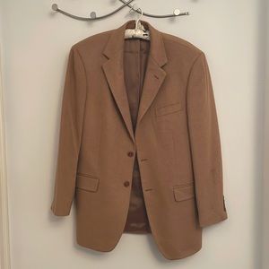 Camel hair sports coat